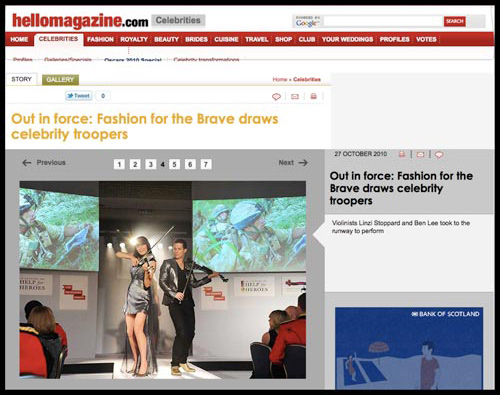 Hello Magazine - Linzi Stoppard